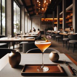 Thai Tea Martini cocktail