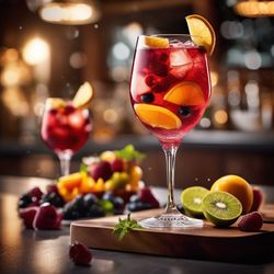 Sangria Spritz cocktail