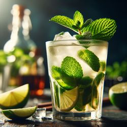 Manzanilla Mojito cocktail