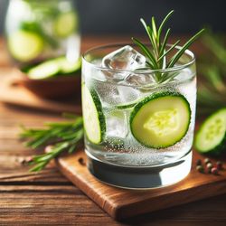 Gin Tonic de Pepino cocktail